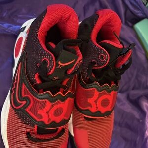 Nike Kids Red and Black Sneakers